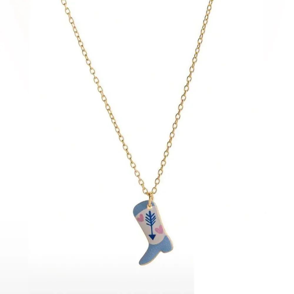 Boho Boot necklace Q497